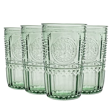 Bormioli Rocco Romantic Pastel Glasses Set of 4