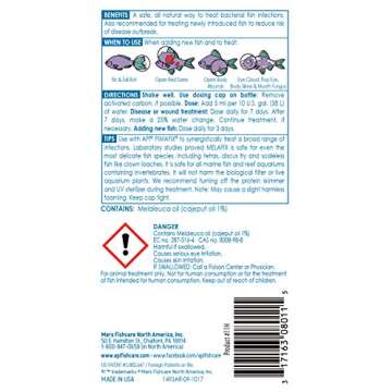 API MELAFIX Freshwater Fish Bacterial Infection Remedy 8-Ounce Bottle