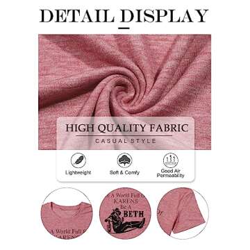 SFHFY Beth Shirt for Women - Funny Sarcastic Tee