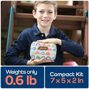 KeepGoing Travel First Aid Kit for Kids 130 Pc Compact