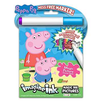 Imagine Ink Coloring Book Set for Kids - Bundle with 6 No Mess Coloring Books Featuring Dumbo, Troll...