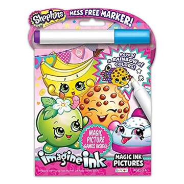 Imagine Ink Coloring Book Set for Kids - Bundle with 6 No Mess Coloring Books Featuring Dumbo, Trolls, Paw Patrol and More (Girls Party Favors)