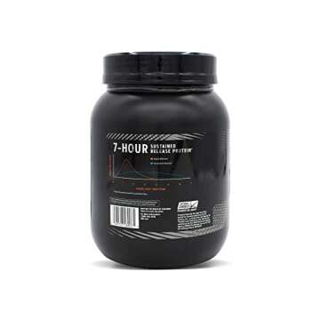 GNC AMP Sustained Protein Blend | Targeted Muscle Building and Exercise Formula | 4 Protein Sources with Rapid & Sustained Release | Gluten Free | Vanilla Milkshake | 28 Servings