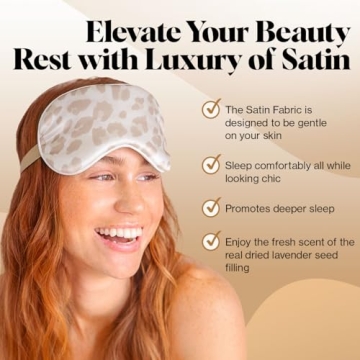 Kitsch Satin Eye Mask for Comfortable and Stylish Sleep