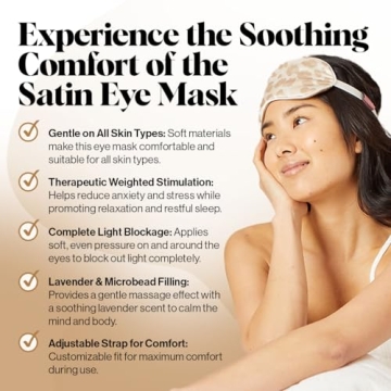 Kitsch Satin Eye Mask for Comfortable and Stylish Sleep