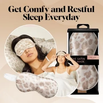 Kitsch Satin Eye Mask for Comfortable and Stylish Sleep