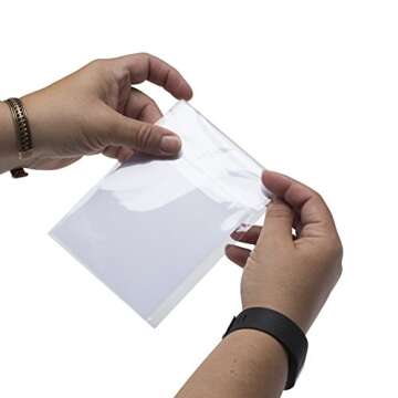 Creative Mark Krystal Seal ATC Art and Photo Bags - Archival Polyethylene Sealing Bags for Paintings, Artwork and Photo Storage - 11 x 14"- Pack of 25