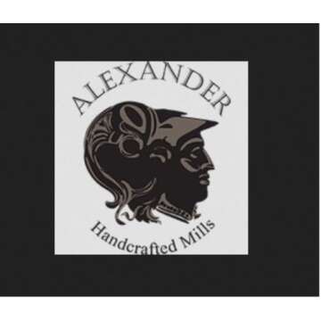 The European Authentic Greek 2-Piece Brass Pepper Mill Set of 8-Inch & Salt 9-Inch - Genuine & Elega...