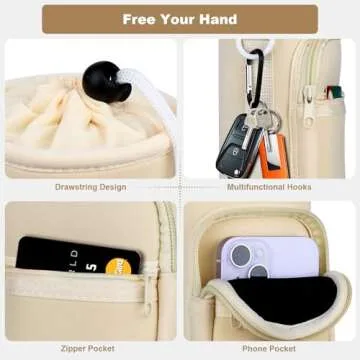 Bstge Water Bottle Carrier with Strap for 32 oz Bottles