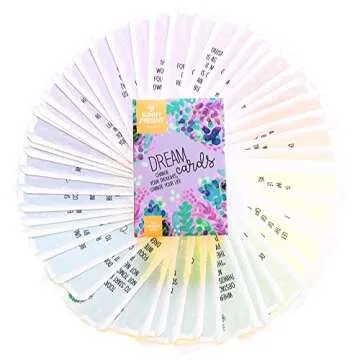 Sunny Present Dream Cards - Change Your Thoughts, Change Your Life - 50 self Care Cards to Help You Achieve Your Dreams