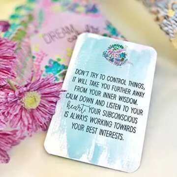 Sunny Present Dream Cards - Change Your Thoughts, Change Your Life - 50 self Care Cards to Help You Achieve Your Dreams