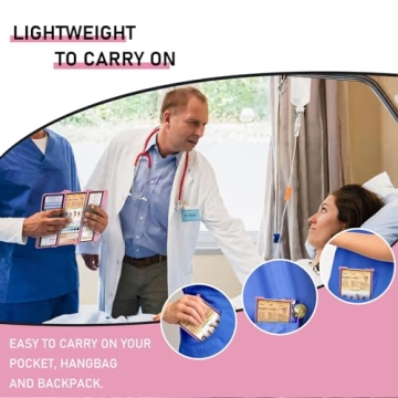 Compact Nursing Clipboard with Cheat Charts - Stylish & Functional