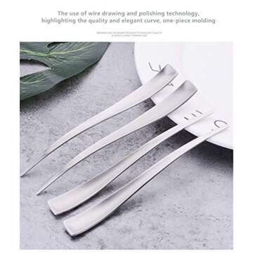 Elegant Easycomf Mixing Stirring Spoon Set for Coffee Lovers