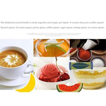 Elegant Easycomf Mixing Stirring Spoon Set for Coffee Lovers
