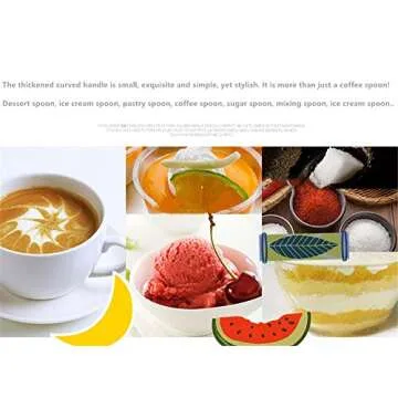 Elegant Easycomf Mixing Stirring Spoon Set for Coffee Lovers