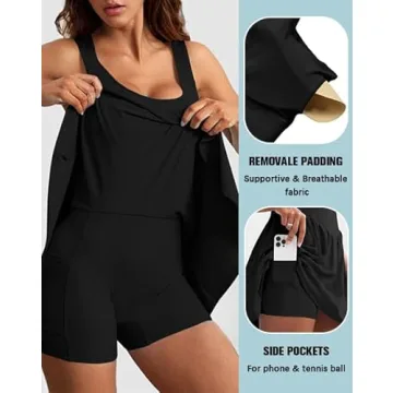 Stylish Tennis Dress for Women with Built-in Shorts