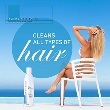 Nonscents Original Formula Fragrance Free Shampoo, Hypoallergenic Shampoo for All Hair Types, Hydrating & Moisturizing Unscented Shampoo for Dry Scalp with Keratin and Silk Amino Acids Made in USA