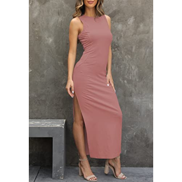 Meenew Women's Sleeveless Maxi Dress for Every Occasion