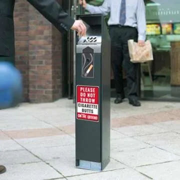Durable No Cigarette Butts Sign for Indoor & Outdoor Use