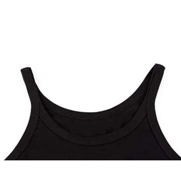 KAMISSY Women’s Sleeveless Crop Tank Top for Casual Wear