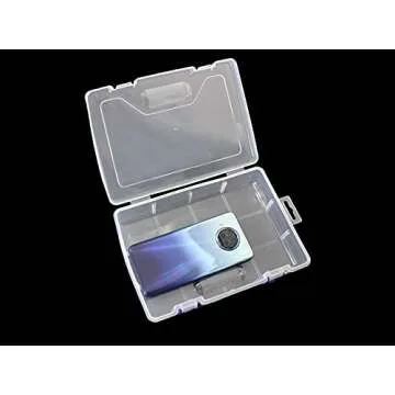 JESEP YONG 3pcs Clear Plastic Organizer Container Box, Containers Storage Box with Snap-tight Closure Latch For Pencils, Puzzles, Small Toys,Jewelry Making & Sewing Crafts (3pcs Large Box)