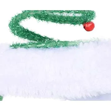 ADJOY Springy Christmas Tree Headband with Bells