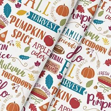 Horaldaily Fall Tablecloth 60x84 Inch Rectangular, Hello Autumn Harvest Thanksgiving Colorful Graffiti Table Cover for Party Picnic Dinner Decor
