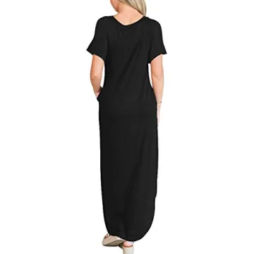 ANRABESS Women's Summer Casual Maxi Dress Soft Stylish Versatile