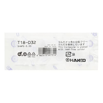 Hakko T18D32P 3.2mm Soldering Tip for FX-888 Station