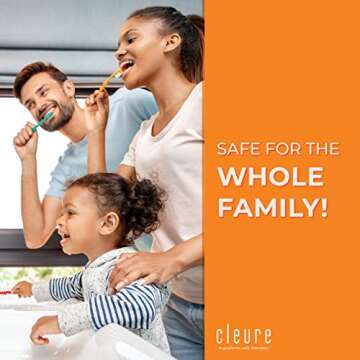 Cleure Original No Fluoride Toothpaste - SLS Free, Mint Free - for Sensitive Teeth & Whiten