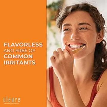 Cleure Flavorless Toothpaste for Kids and Adults - 2 Pack