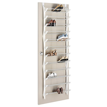 Whitmor Over the Door Shoe Rack for 36 Pairs of Shoes