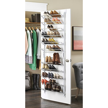Whitmor Over the Door Shoe Rack for 36 Pairs of Shoes