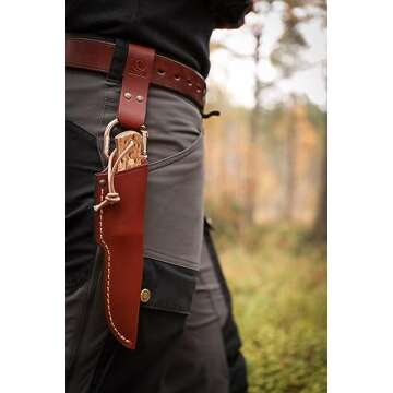 Casstrom No 3 Dangler with Cognac Loop, Chestnut Brown