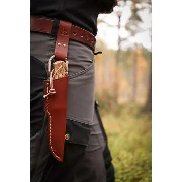 Casstrom No 3 Dangler with Cognac Loop, Chestnut Brown