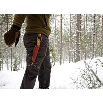 Casstrom No 3 Dangler with Cognac Loop, Chestnut Brown