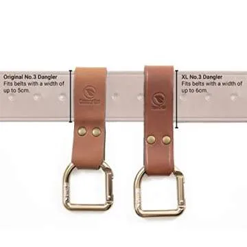 Casstrom No 3 Dangler with Cognac Loop, Chestnut Brown