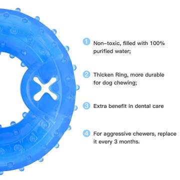 NWK Pet Teether Cooling Chew Toy for Dogs and Puppies