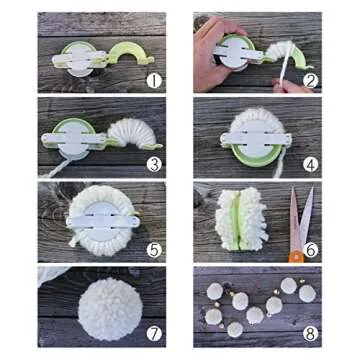 Dofover Pompom Maker for All Ages - 4 Sizes Available