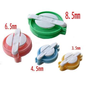 Dofover Pompom Maker for Fluff Ball DIY Weaver Needle Wool Knitting Craft Tool Set 4 Size