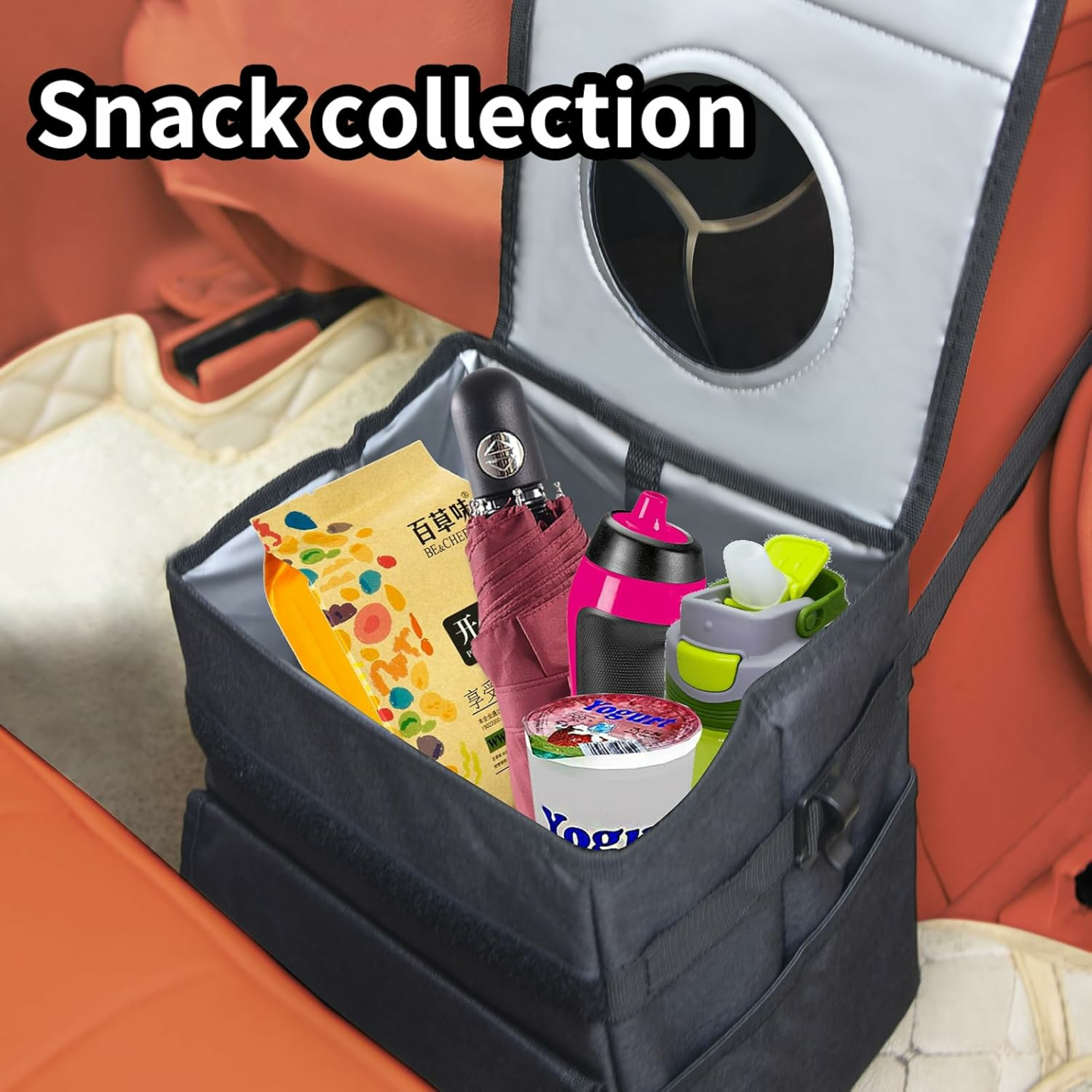 Waterproof Car Trash Can Set - 2 Pack Multi-Purpose