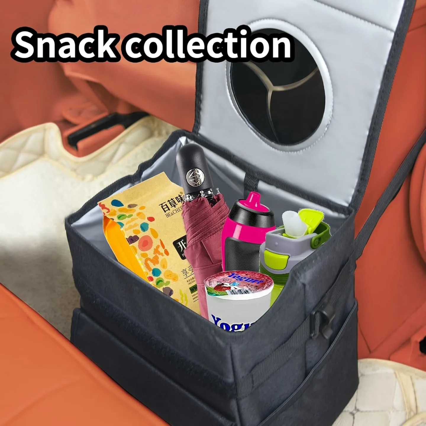 Waterproof Car Trash Can Set - 2 Pack Multi-Purpose