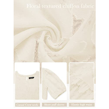 Stylish MEROKEETY High Waist Casual Dress for Women