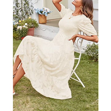 Stylish MEROKEETY High Waist Casual Dress for Women