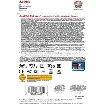 SanDisk 512GB 512G microSDXC [Extreme 160MB / s] microSD Micro SD SDXC UHS 4K U3 V30 A2 C10 Class 10 SDSQXA1-512G Mobile Phone Memory Card