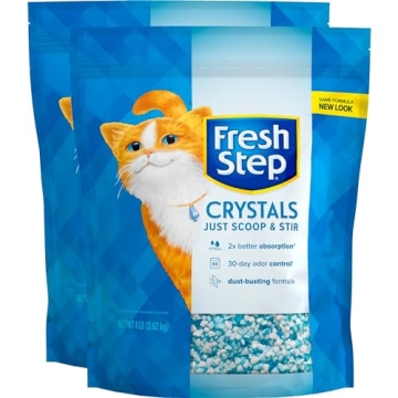 Fresh Step Crystals Cat Litter for Health Monitoring