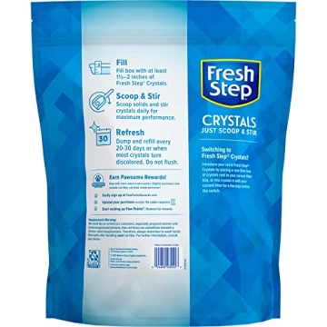 Fresh Step Crystals Cat Litter for Health Monitoring
