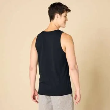 Amazon Essentials Men's Regular-Fit Tank Top in Black
