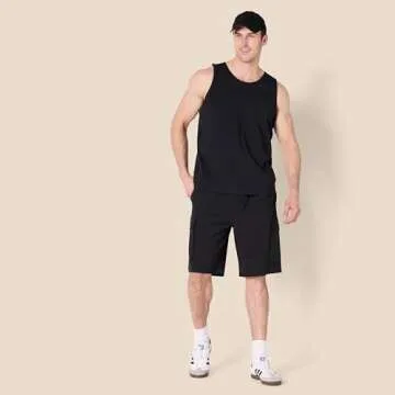 Amazon Essentials Men's Regular-Fit Tank Top in Black