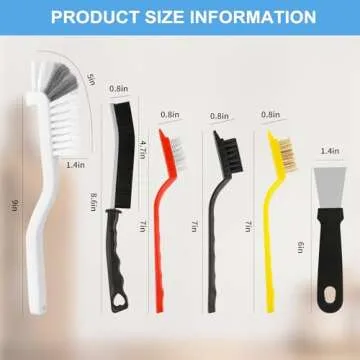 Dfacio 11PC Cleaning Brush Set for Home Care Solutions